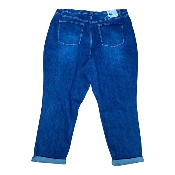 BP Nordstroms "Mom" Cuffed Distressed Jean  Sz: 20 - Picture 7 of 9